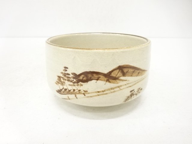 JAPANESE TEA CEREMONY / SHINO TEA BOWL CHAWAN